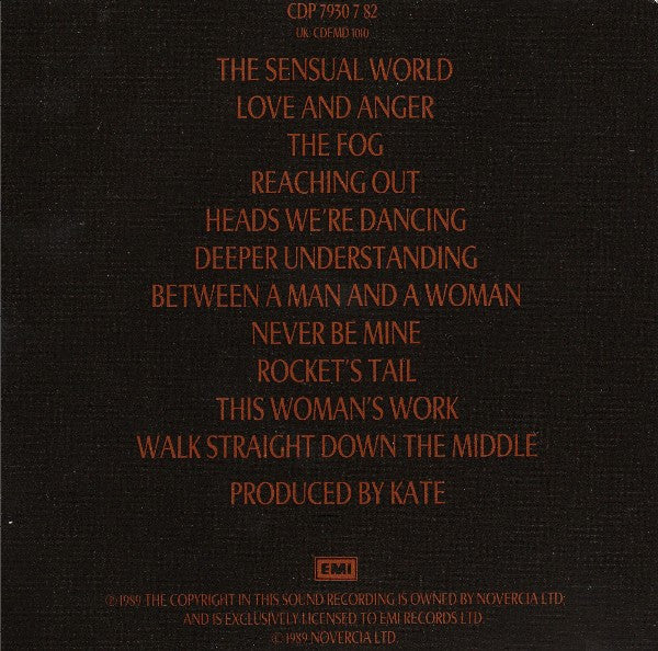 Kate Bush : The Sensual World (CD, Album)