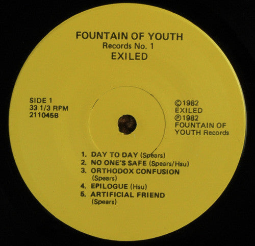 Artificial Peace / Exiled (3) : Artificial Peace / Exiled (7", EP)