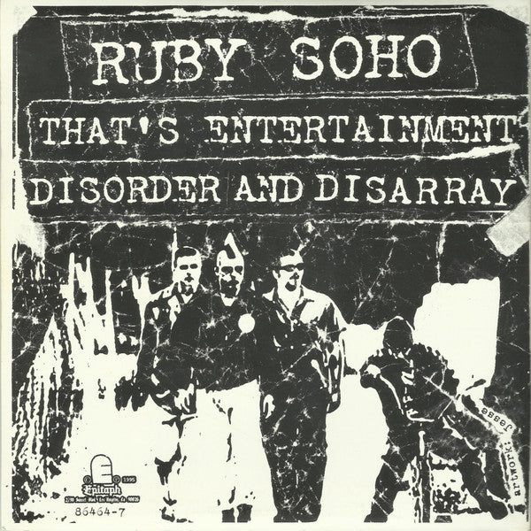 Rancid : Ruby Soho (7", Single)