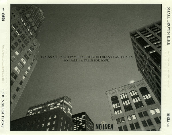 Small Brown Bike : Nail Yourself To The Ground (CD, EP)