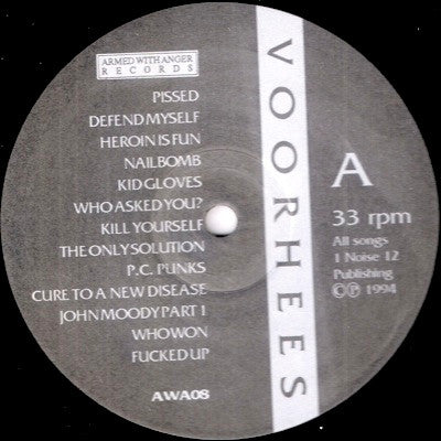 Voorhees : Spilling Blood Without Reason (LP, Album)