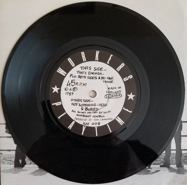 Snuff (3) : Not Listening (7", EP)