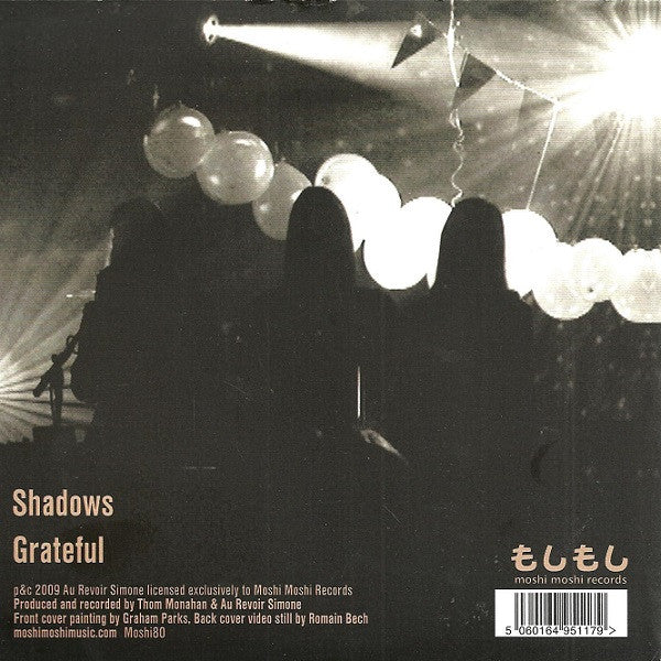 Au Revoir Simone : Shadows (7", Single)