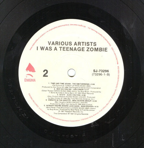 Various : I Was A Teenage Zombie (Original Motion Picture Soundtrack) (LP, Comp, All)