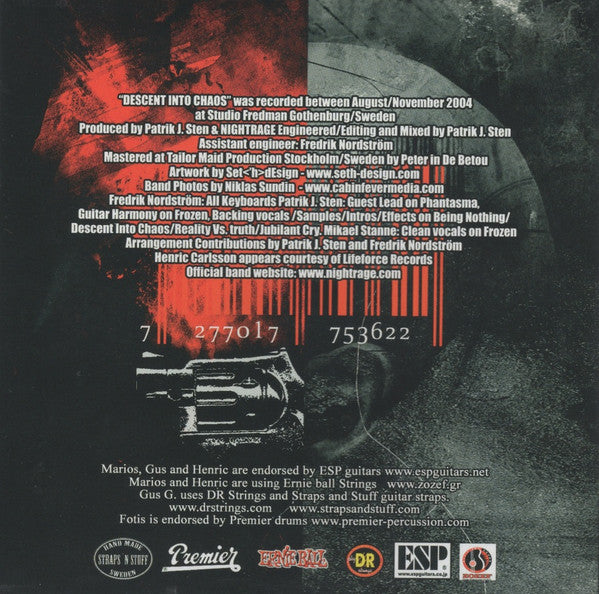 Nightrage : Descent Into Chaos (CD, Album)