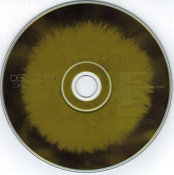 Deftones : Saturday Night Wrist (CD, Album)