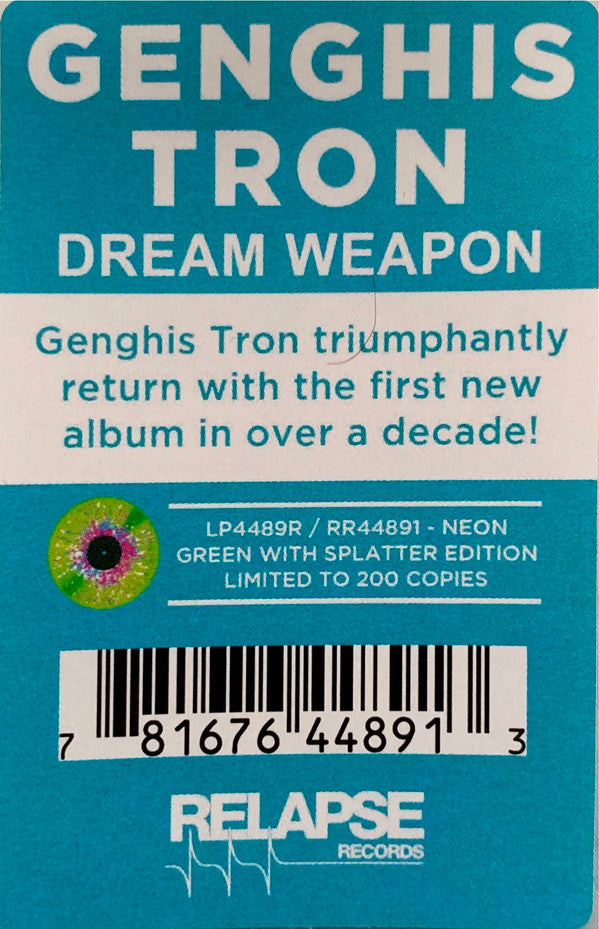 Genghis Tron : Dream Weapon (LP, Album, Ltd, Gre)