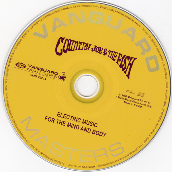 Country Joe & The Fish* : Electric Music For The Mind And Body (CD, Album, RE, Sou)