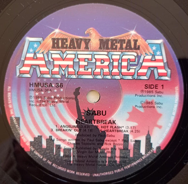 Sabu : Heartbreak (LP, Album)