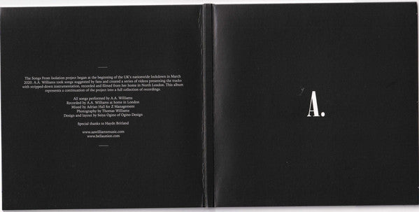 A.A.Williams : Songs From Isolation (CD, Album)