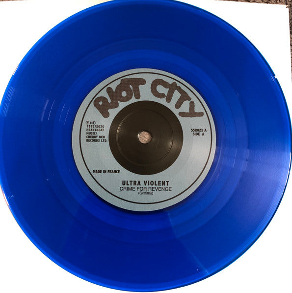 Ultra-Violent* : Crime... For... Revenge (7", RE, RM, Blu)