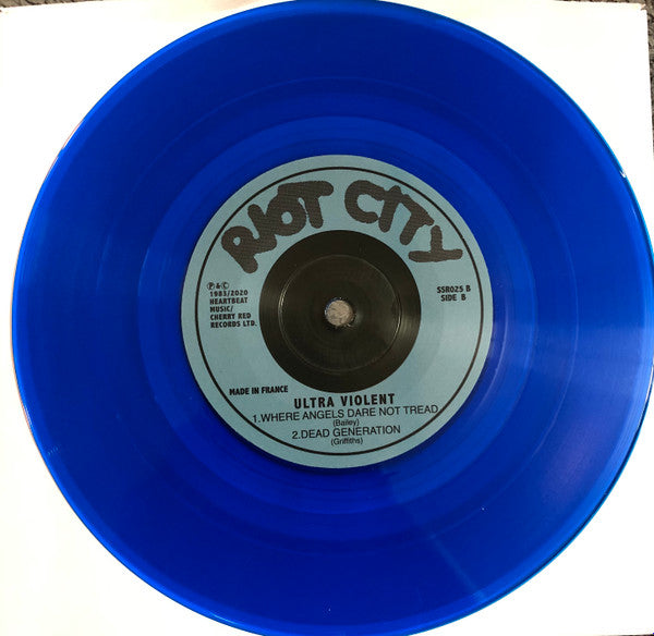 Ultra-Violent* : Crime... For... Revenge (7", RE, RM, Blu)