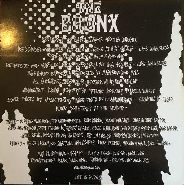 The Bronx (2) : The Bronx (LP, Album, Ltd, Gre)