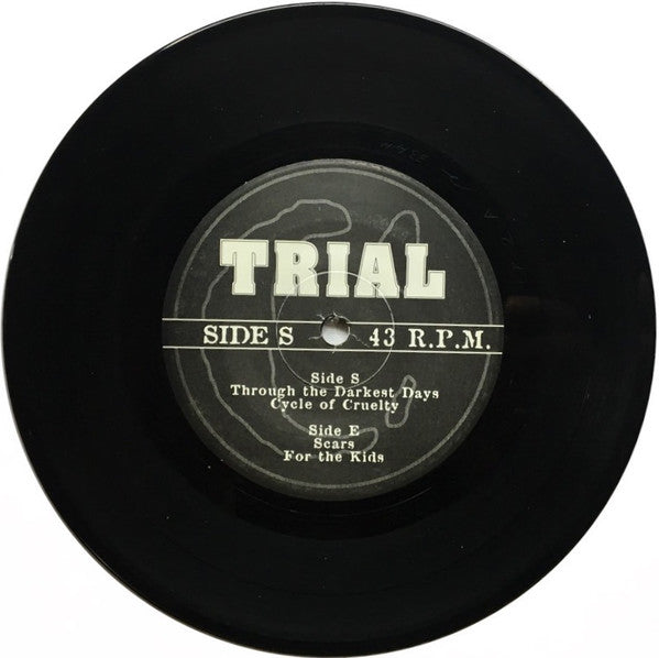 Trial (5) : Through The Darkest Days (7", EP, RP)