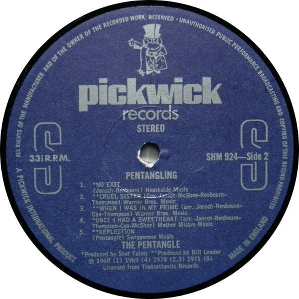 Pentangle : Pentangling (LP, Comp, RE)