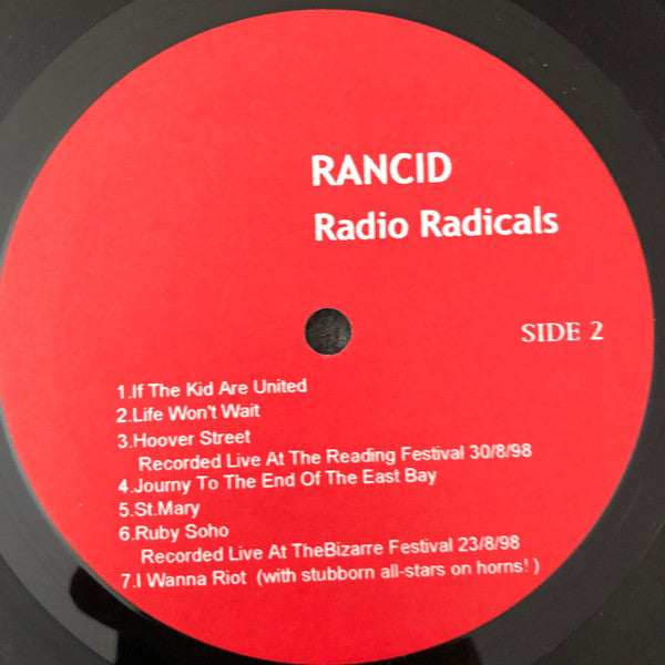Rancid : Radio Radicals (LP, Album, Unofficial)
