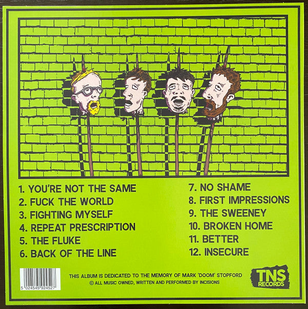 Incisions (2) : Bliss (LP, Gre)