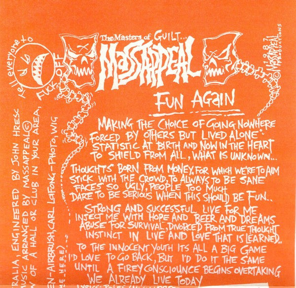 Massappeal : The Bar Of Life... (7", Single)