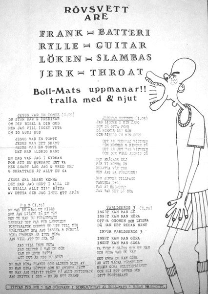 Rövsvett : Jesus Var En Tomte (7", EP, W/Lbl)