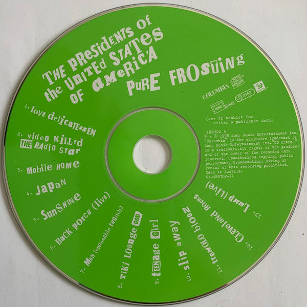 The Presidents Of The United States Of America : Pure Frosting (CD, Comp, Enh)