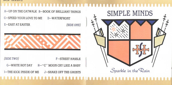 Simple Minds : Sparkle In The Rain (CD, Album, RE, RM)