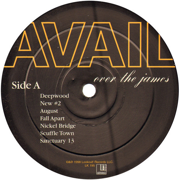 AVAIL : Over The James (LP, Album)