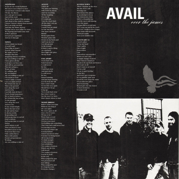 AVAIL : Over The James (LP, Album)
