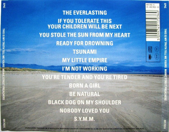 Manic Street Preachers : This Is My Truth Tell Me Yours (CD, Album)