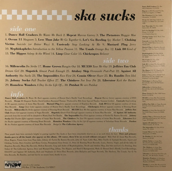 Various : Ska Sucks (LP, Comp)