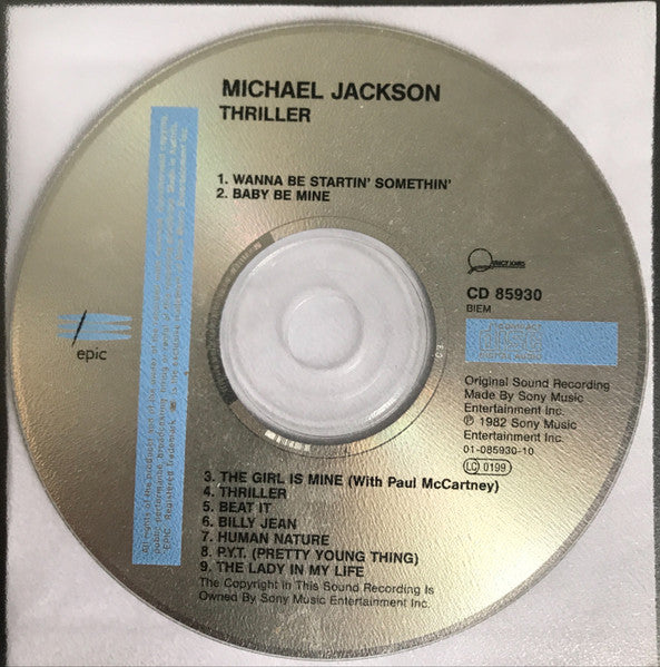 Michael Jackson : Thriller (CD, Album, RE)