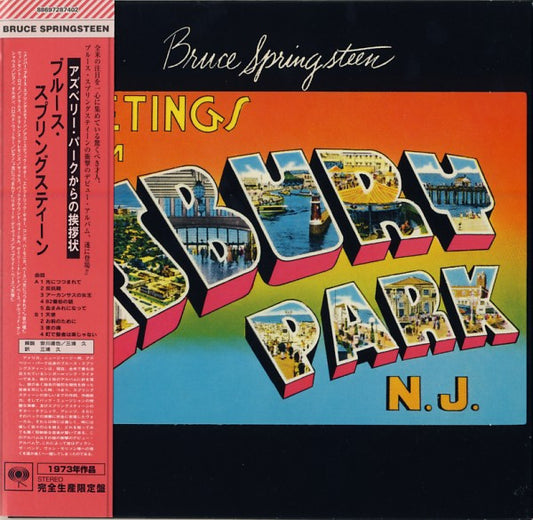 Bruce Springsteen : Greetings From Asbury Park N.J. (CD, Album, Ltd, RE, RM, Min)