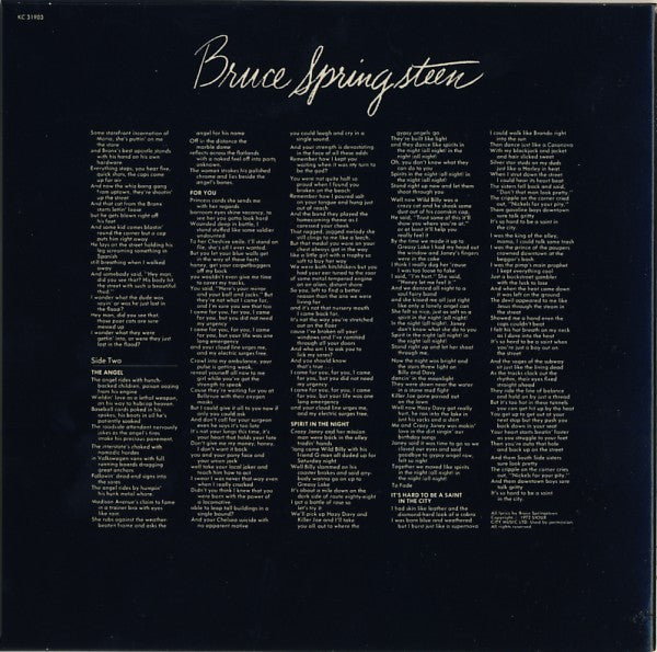 Bruce Springsteen : Greetings From Asbury Park N.J. (CD, Album, Ltd, RE, RM, Min)
