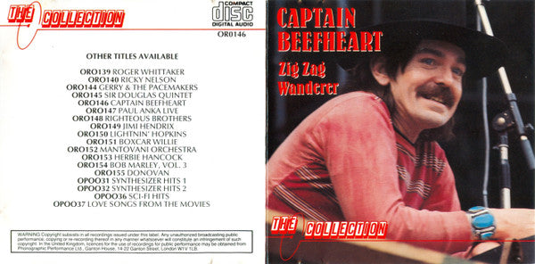 Captain Beefheart : Zig Zag Wanderer (CD, Album, Mono, RE)