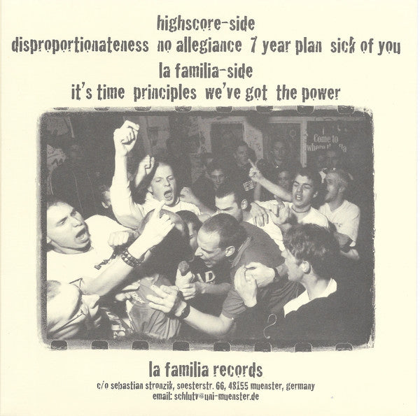 Highscore : Highscore (7")