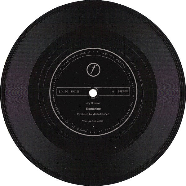 Joy Division : Komakino (Flexi, 7", Single)