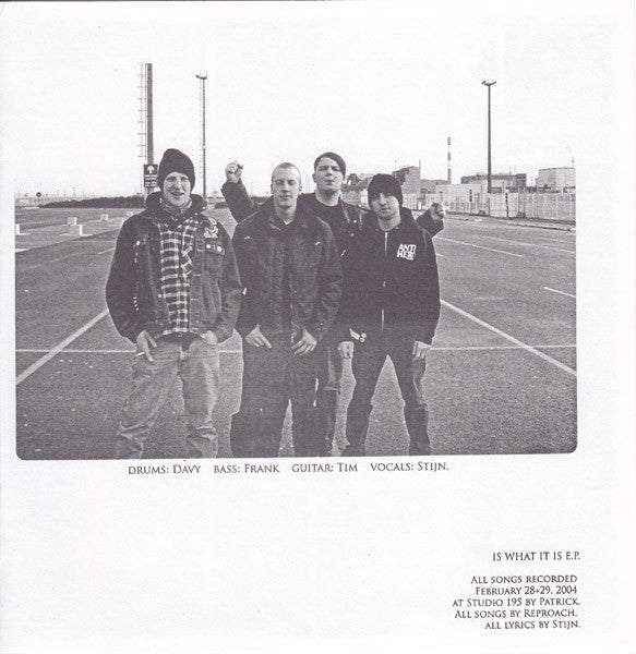 Reproach (2) : Is What It Is E.P. (7", EP)