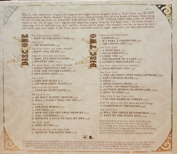 June Carter Cash : Keep On The Sunny Side: June Carter Cash - Her Life In Music (2xCD, Comp, Dlx, Dig)