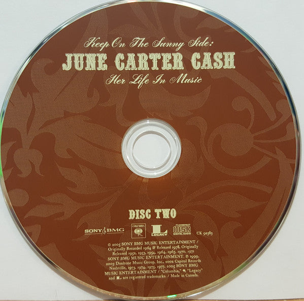 June Carter Cash : Keep On The Sunny Side: June Carter Cash - Her Life In Music (2xCD, Comp, Dlx, Dig)