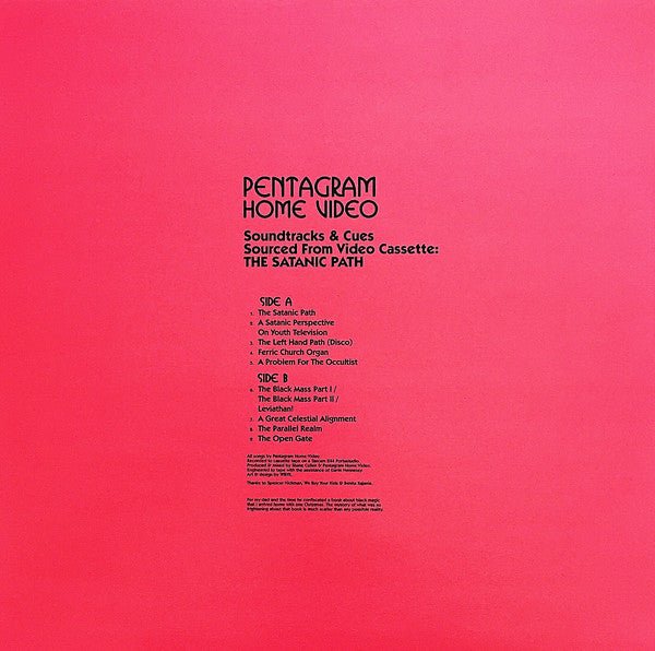 Pentagram Home Video : The Satanic Path (LP, Album, Ltd, Pur)