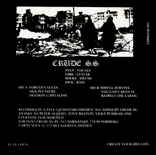 Crude S.S.* : Who'll Survive E.P. (7", EP)