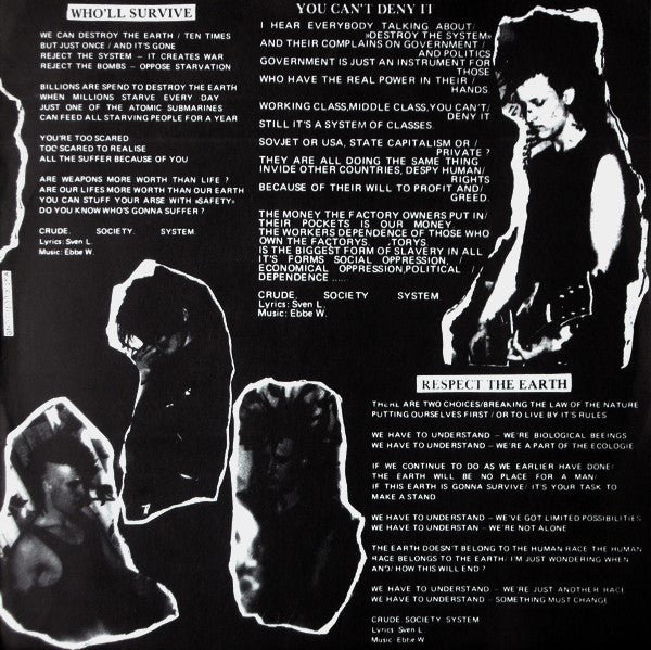 Crude S.S.* : Who'll Survive E.P. (7", EP)