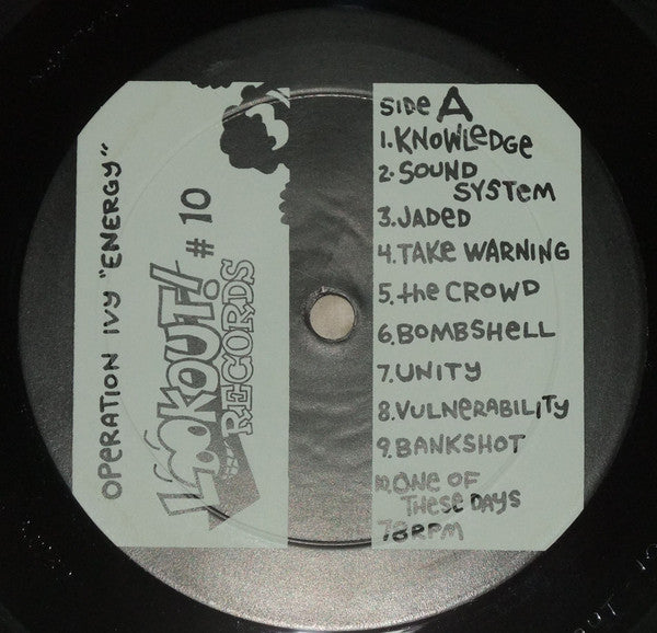 Operation Ivy : Energy (LP, Album, RE, RP)