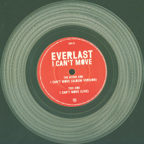 Everlast : I Can't Move (7", Single, Ltd, Num, Cle)