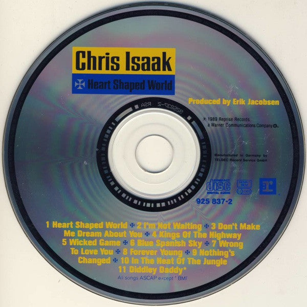 Chris Isaak : Heart Shaped World (CD, Album)
