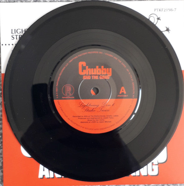 Chubby & The Gang : Lightning Don't Strike Twice / Life's Lemons (7", Single)