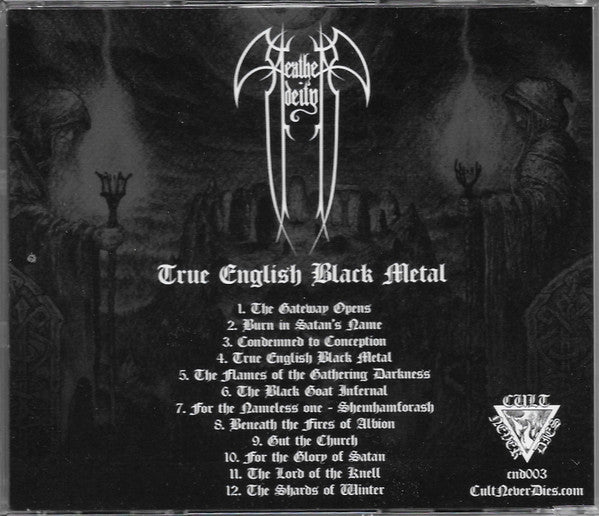 Heathen Deity : True English Black Metal (CD, Album)
