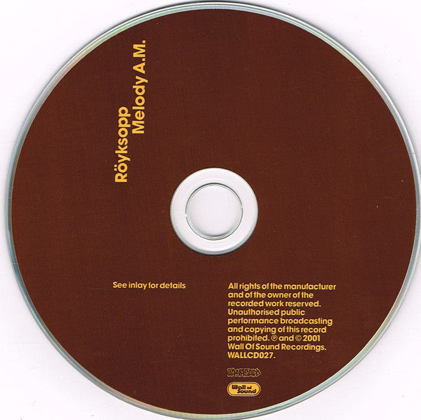 Röyksopp : Melody A.M. (CD, Album)