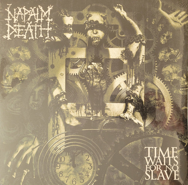Napalm Death : Time Waits For No Slave (LP, Album, RE, 180)