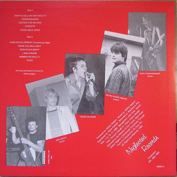 Willful Neglect : Justice For No One (12", EP)