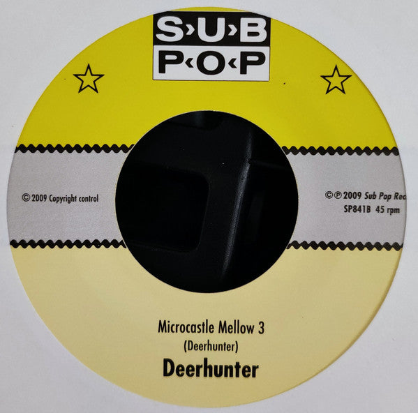 Deerhunter : Vox Celeste 5 b/w Microcastle Mellow 3 (7", Single, Ltd, Yel)